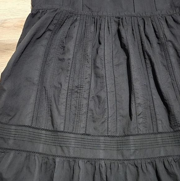 Aritzia Little Moon Black Sleeveless Tiered Midi Sundress Size XL - Picture 7 of 12